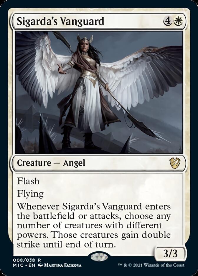 Sigarda's Vanguard [Innistrad: Midnight Hunt Commander] | PLUS EV GAMES 