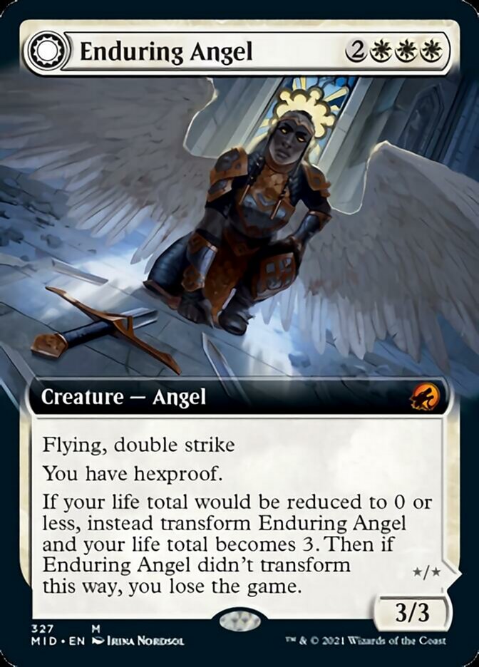 Enduring Angel // Angelic Enforcer (Extended) [Innistrad: Midnight Hunt] | PLUS EV GAMES 