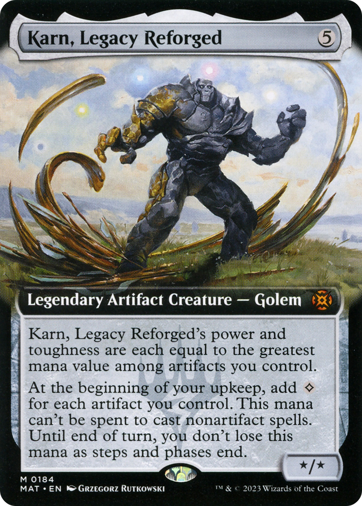 Karn, Legacy Reforged (Extended Art) [March of the Machine: The Aftermath] | PLUS EV GAMES 