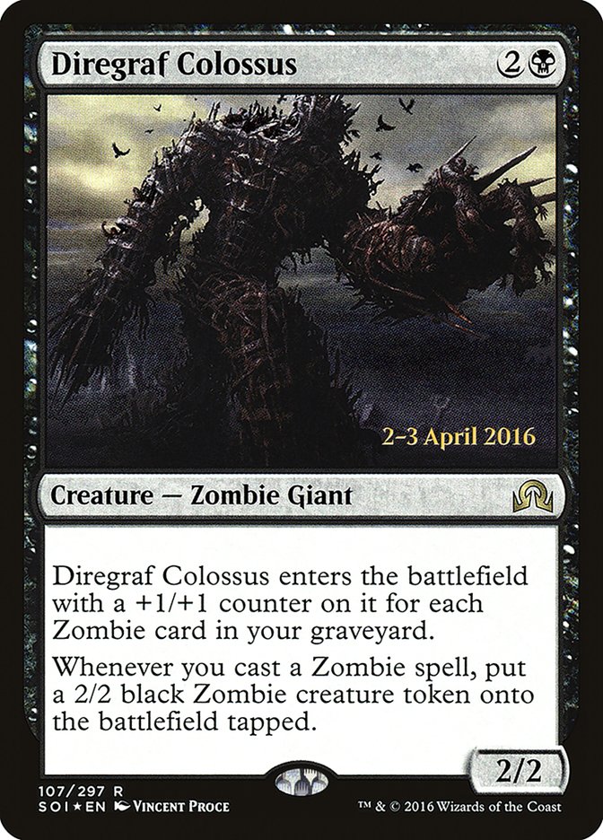 Diregraf Colossus [Shadows over Innistrad Prerelease Promos] | PLUS EV GAMES 