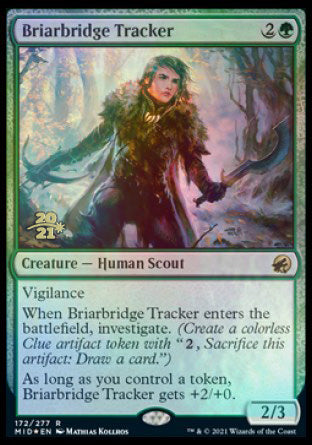 Briarbridge Tracker [Innistrad: Midnight Hunt Prerelease Promos] | PLUS EV GAMES 