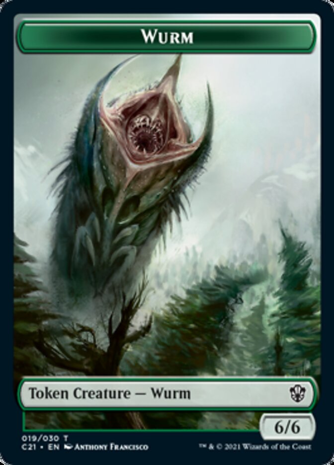 Wurm // Kraken Token [Commander 2021 Tokens] | PLUS EV GAMES 