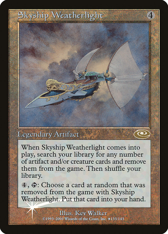 Skyship Weatherlight (Kev Walker) [Planeshift] | PLUS EV GAMES 