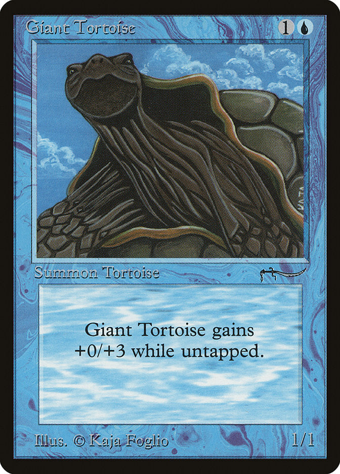 Giant Tortoise (Light Mana Cost) [Arabian Nights] | PLUS EV GAMES 