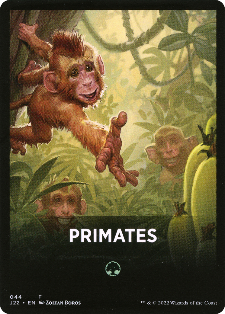 Primates Theme Card [Jumpstart 2022 Front Cards] | PLUS EV GAMES 