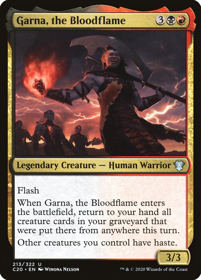 Garna, the Bloodflame [Commander 2020] | PLUS EV GAMES 