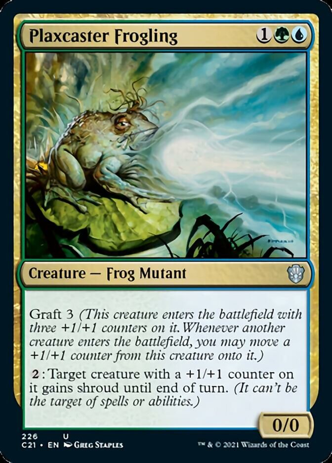 Plaxcaster Frogling [Commander 2021] | PLUS EV GAMES 