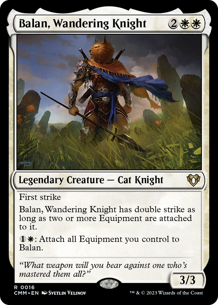 Balan, Wandering Knight [Commander Masters] | PLUS EV GAMES 