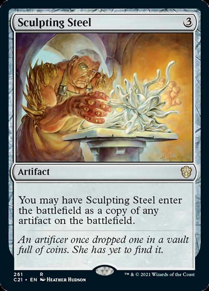 Sculpting Steel [Commander 2021] | PLUS EV GAMES 