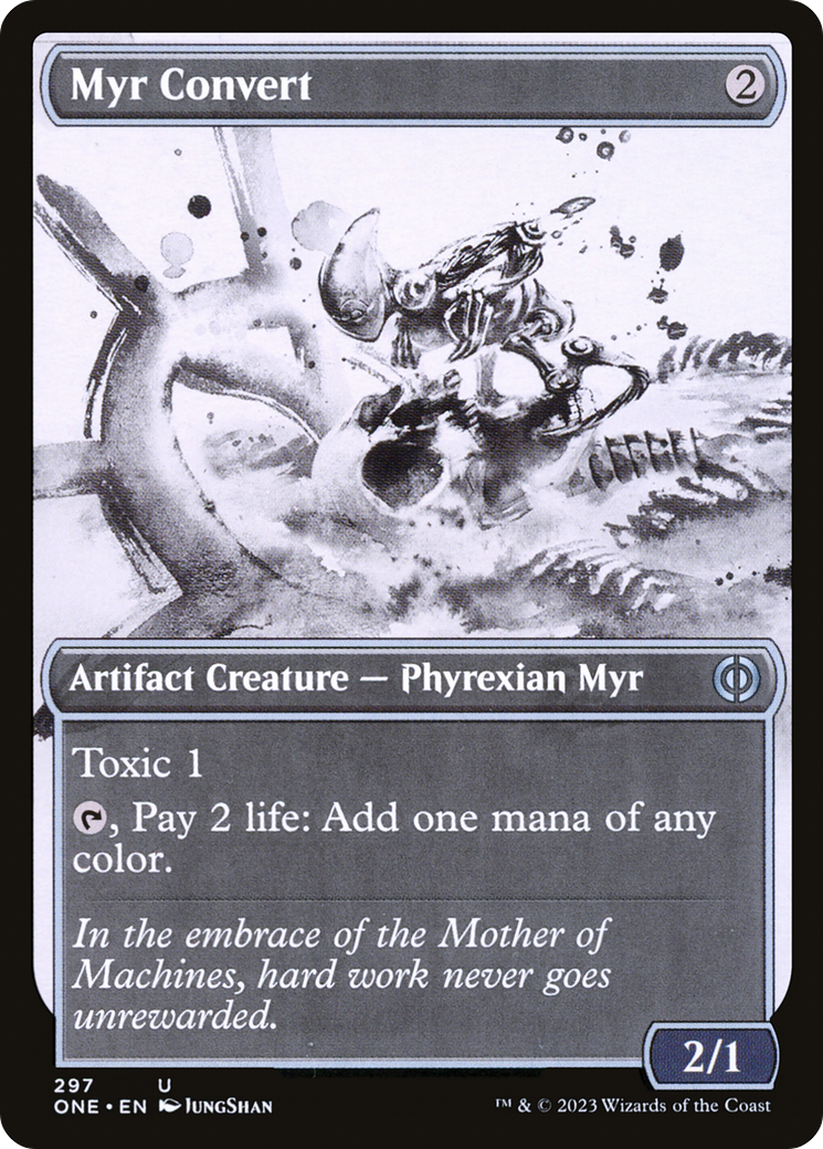 Myr Convert (Showcase Ichor) [Phyrexia: All Will Be One] | PLUS EV GAMES 