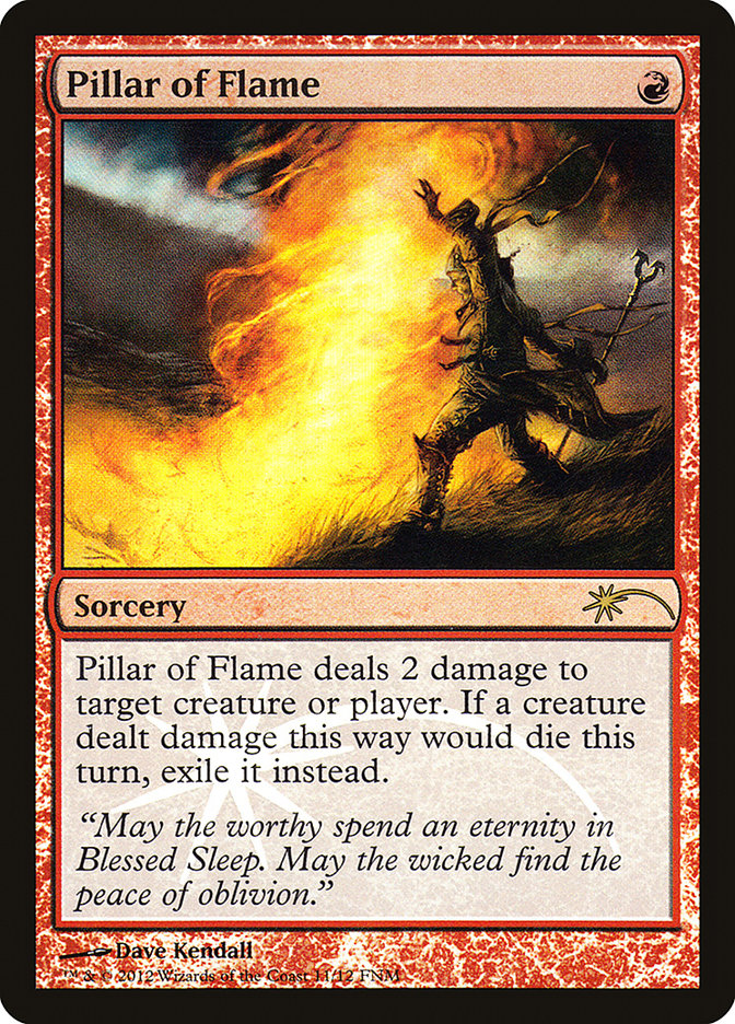 Pillar of Flame [Friday Night Magic 2012] | PLUS EV GAMES 