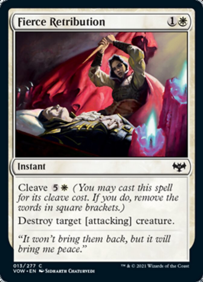 Fierce Retribution [Innistrad: Crimson Vow] | PLUS EV GAMES 
