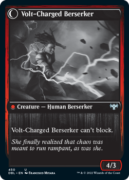 Voltaic Visionary // Volt-Charged Berserker [Innistrad: Double Feature] | PLUS EV GAMES 