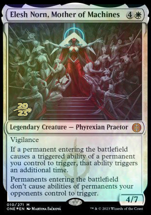 Elesh Norn, Mother of Machines [Phyrexia: All Will Be One Prerelease Promos] | PLUS EV GAMES 