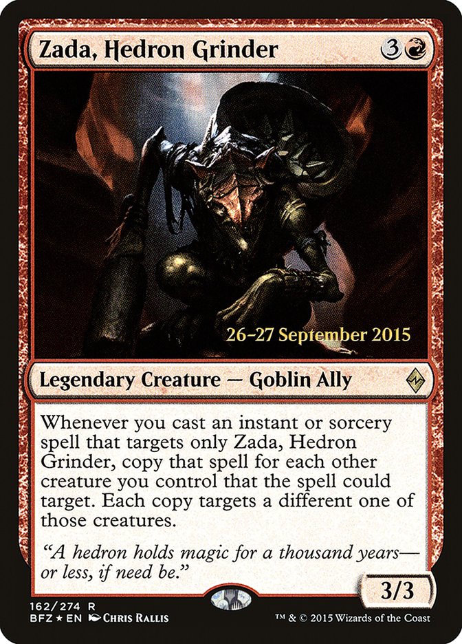 Zada, Hedron Grinder  [Battle for Zendikar Prerelease Promos] | PLUS EV GAMES 