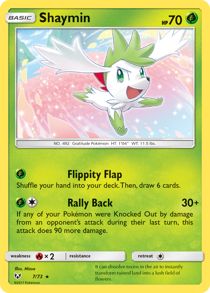 Shaymin (7/73) [Sun & Moon: Shining Legends] | PLUS EV GAMES 