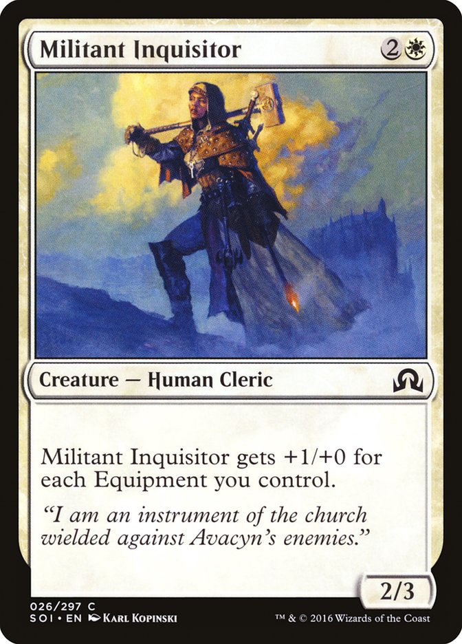 Militant Inquisitor [Shadows over Innistrad] | PLUS EV GAMES 