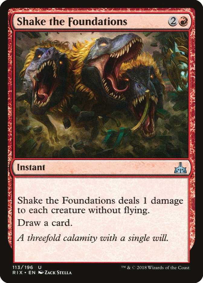 Shake the Foundations [Rivals of Ixalan] | PLUS EV GAMES 