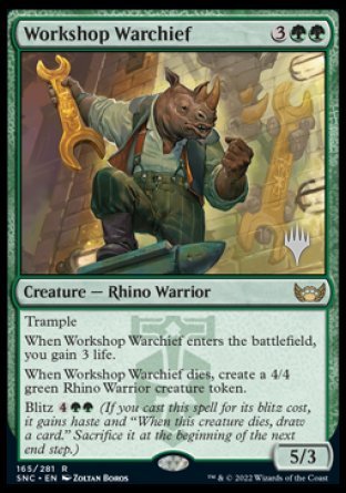 Workshop Warchief (Promo Pack) [Streets of New Capenna Promos] | PLUS EV GAMES 
