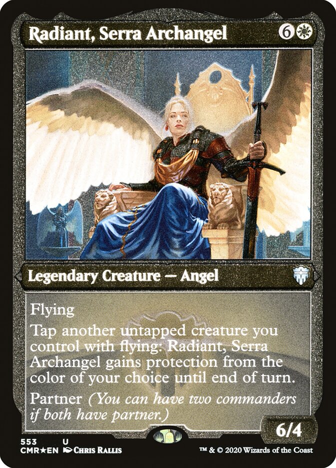 Radiant, Serra Archangel [Commander Legends Etched] | PLUS EV GAMES 