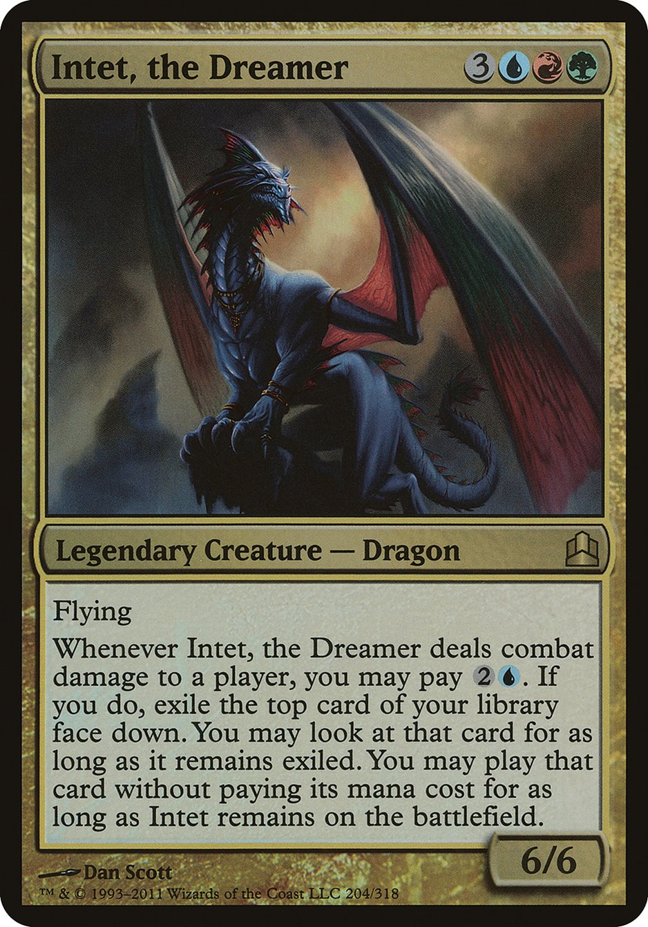 Intet, the Dreamer (Oversized) [Commander 2011 Oversized] | PLUS EV GAMES 