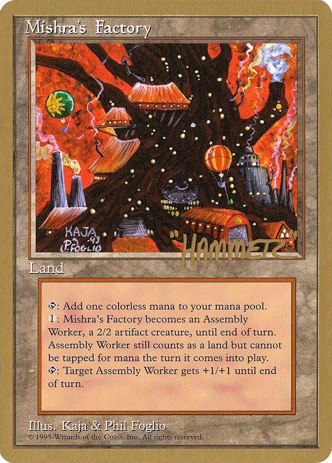 Mishra's Factory (Shawn "Hammer" Regnier) [Pro Tour Collector Set] | PLUS EV GAMES 