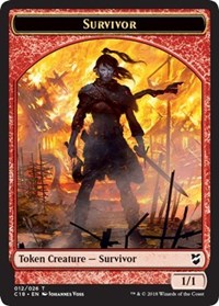 Survivor // Myr (023) Double-sided Token [Commander 2018 Tokens] | PLUS EV GAMES 