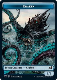 Kraken // Human Soldier (005) Double-sided Token [Ikoria: Lair of Behemoths Tokens] | PLUS EV GAMES 