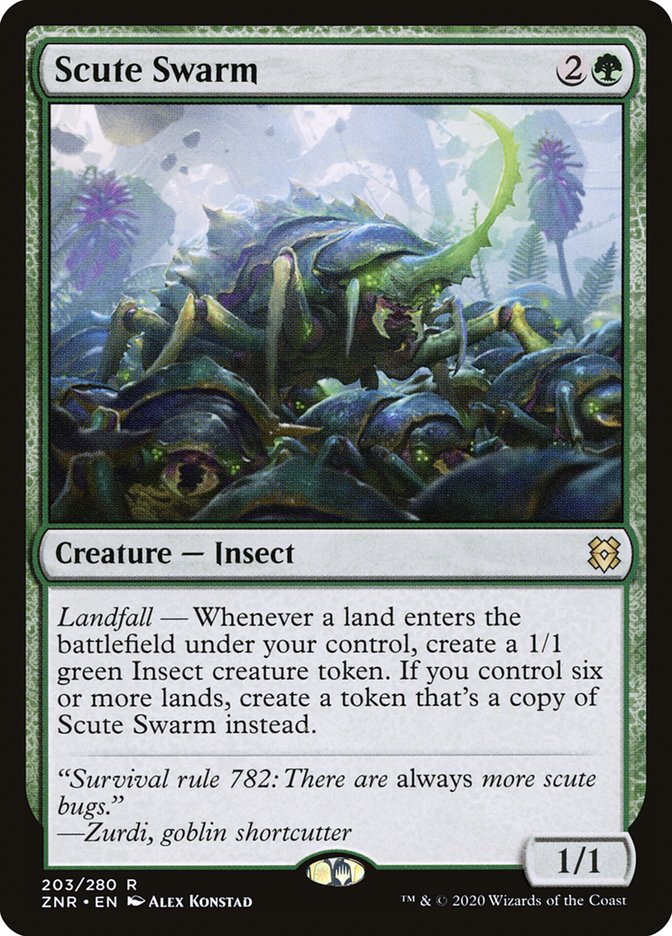 Scute Swarm [Zendikar Rising] | PLUS EV GAMES 