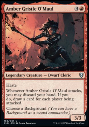 Amber Gristle O'Maul [Commander Legends: Battle for Baldur's Gate] | PLUS EV GAMES 