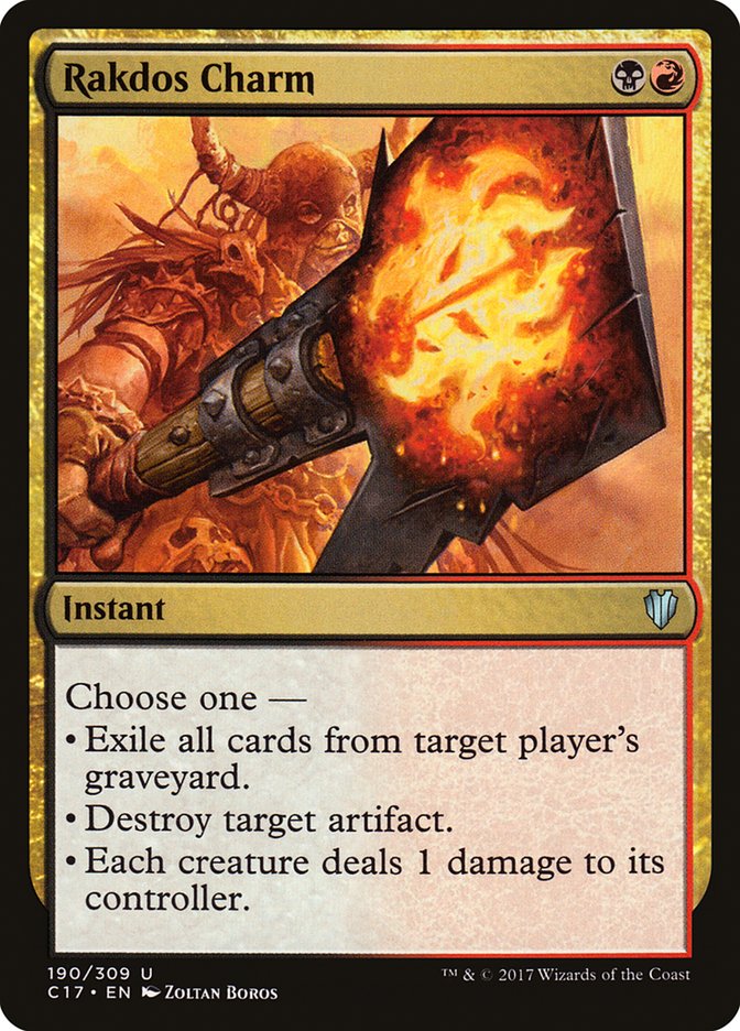 Rakdos Charm [Commander 2017] | PLUS EV GAMES 