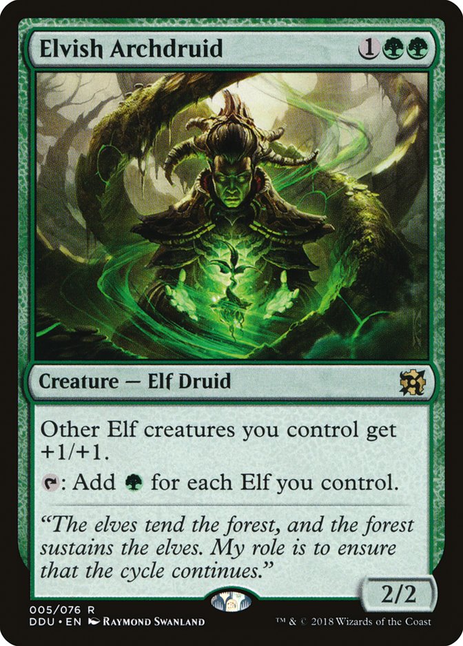 Elvish Archdruid [Duel Decks: Elves vs. Inventors] | PLUS EV GAMES 