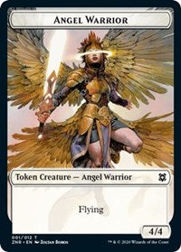 Angel Warrior // Insect Double-sided Token [Zendikar Rising Tokens] | PLUS EV GAMES 