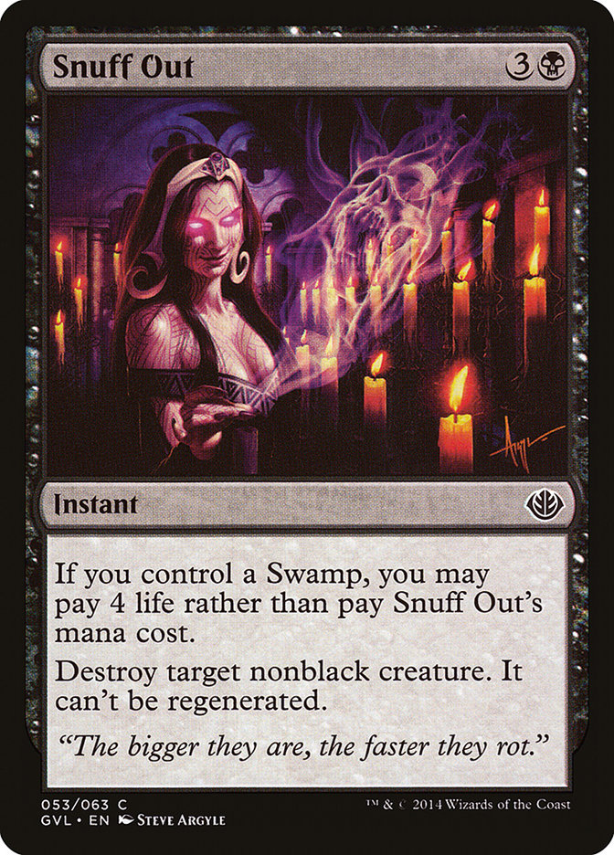 Snuff Out (Garruk vs. Liliana) [Duel Decks Anthology] | PLUS EV GAMES 