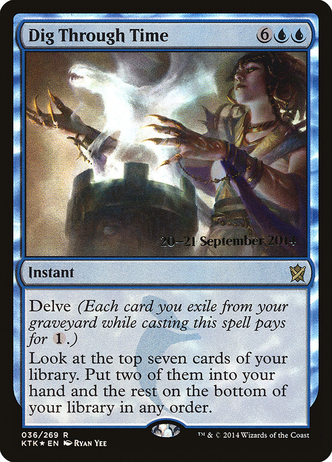 Dig Through Time  [Khans of Tarkir Prerelease Promos] | PLUS EV GAMES 