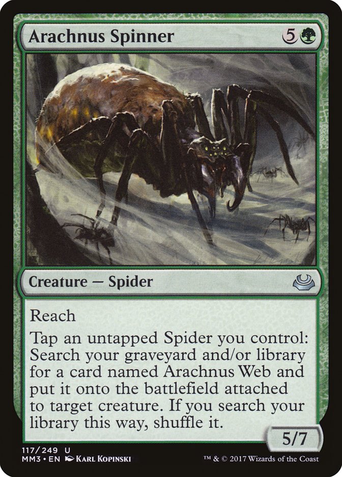 Arachnus Spinner [Modern Masters 2017] | PLUS EV GAMES 