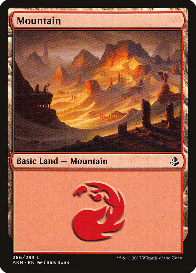 Mountain (266) [Amonkhet] | PLUS EV GAMES 