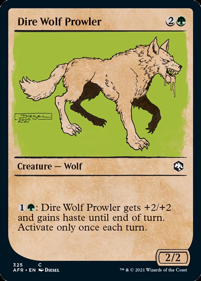 Dire Wolf Prowler (Showcase) [Dungeons & Dragons: Adventures in the Forgotten Realms] | PLUS EV GAMES 