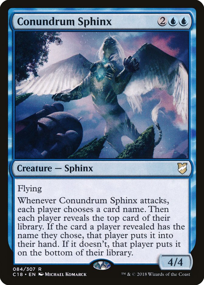 Conundrum Sphinx [Commander 2018] | PLUS EV GAMES 