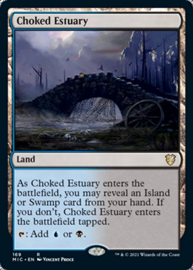 Choked Estuary [Innistrad: Midnight Hunt Commander] | PLUS EV GAMES 