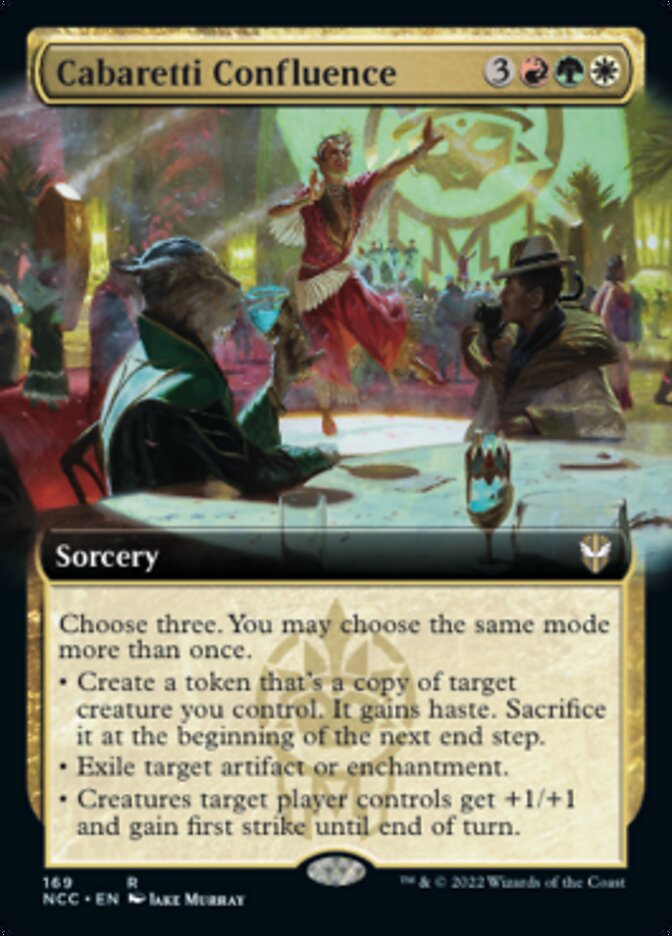 Cabaretti Confluence (Extended Art) [Streets of New Capenna Commander] | PLUS EV GAMES 