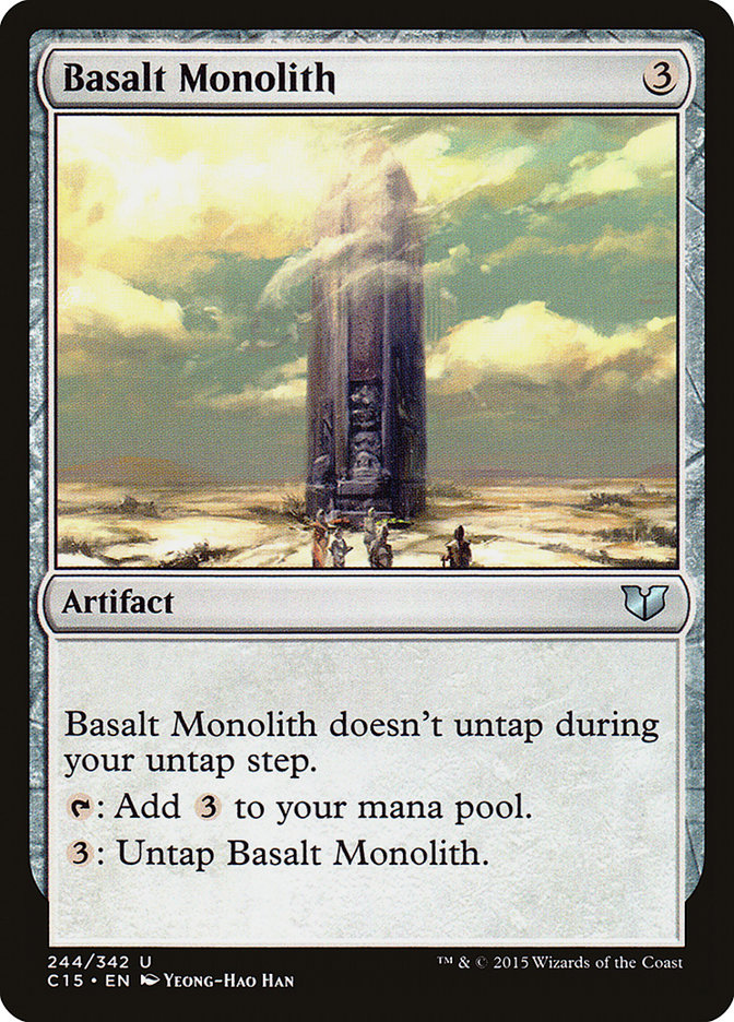 Basalt Monolith [Commander 2015] | PLUS EV GAMES 