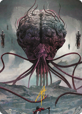 Elder Brain Art Card (Gold-Stamped Signature) [Commander Legends: Battle for Baldur's Gate Art Series] | PLUS EV GAMES 