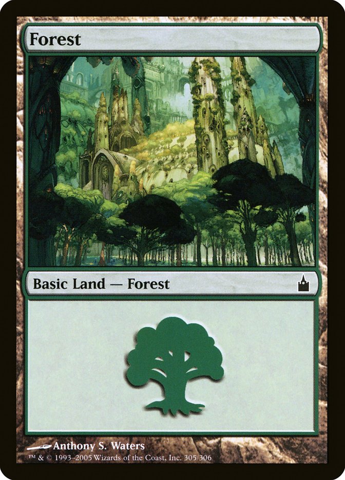 Forest (305) [Ravnica: City of Guilds] | PLUS EV GAMES 