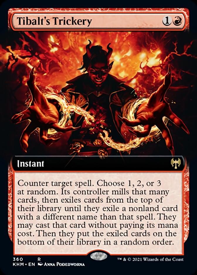 Tibalt's Trickery (Extended Art) [Kaldheim] | PLUS EV GAMES 