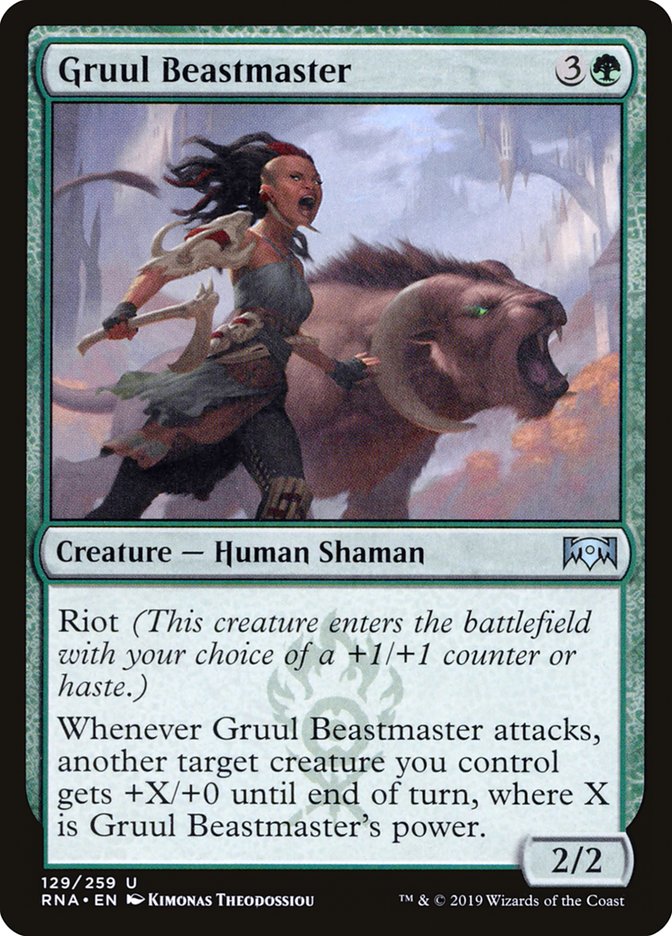 Gruul Beastmaster [Ravnica Allegiance] | PLUS EV GAMES 