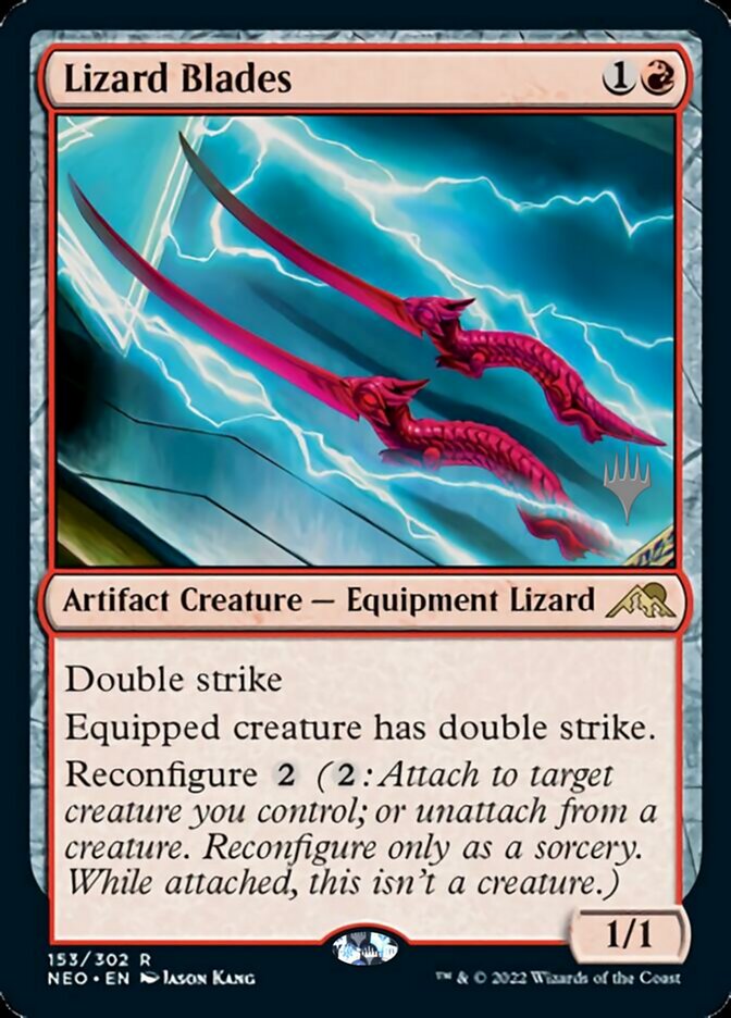 Lizard Blades (Promo Pack) [Kamigawa: Neon Dynasty Promos] | PLUS EV GAMES 