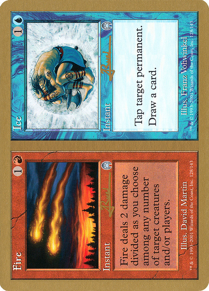 Fire // Ice (Antoine Ruel) [World Championship Decks 2001] | PLUS EV GAMES 