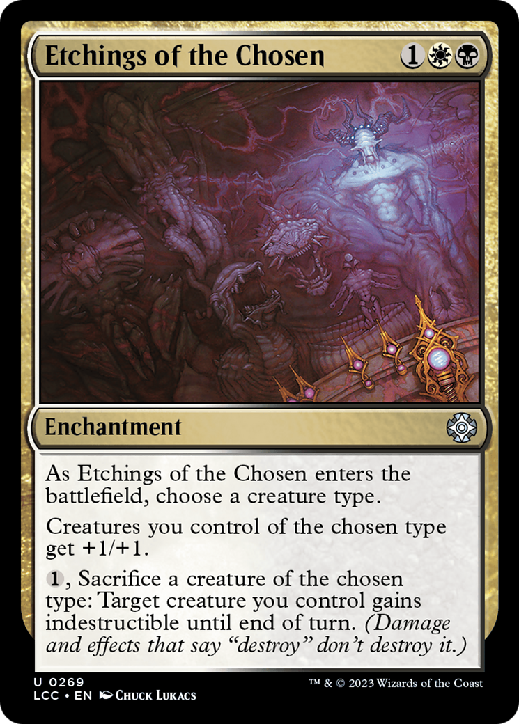 Etchings of the Chosen [The Lost Caverns of Ixalan Commander] | PLUS EV GAMES 