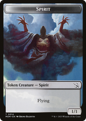 Monk // Spirit (14) Double-Sided Token [March of the Machine Tokens] | PLUS EV GAMES 